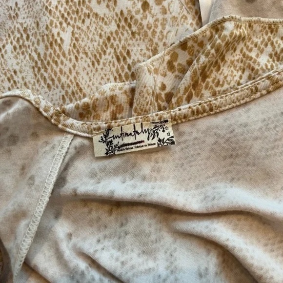 FREE PEOPLE drapey Python cami TOP - Picture 5 of 6